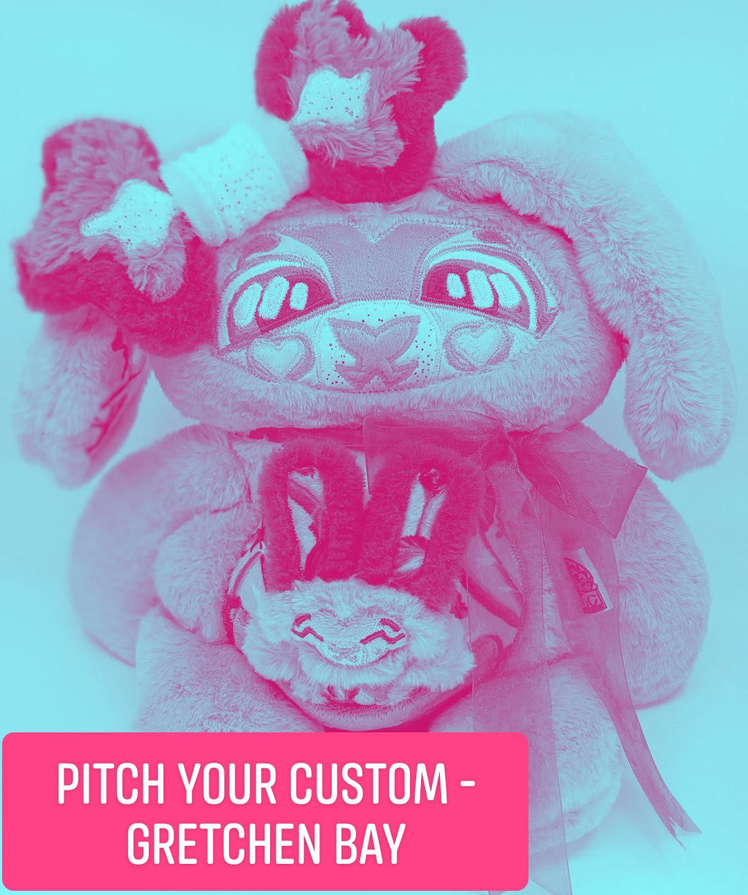 Pitch Your Custom - Lisa Frank-style panda
